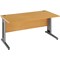 Largo Rectangular Desk / 1800mm Wide / Beech
