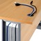 Largo Radial Desk / Left Hand / 1800mm Wide / Oak