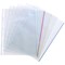 Coloured Edge A4 Punched Pockets, 50 Micron, Top Opening, Pack of 100