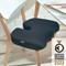 Leitz Ergo Cosy Seat Cushion 355x455x75mm Velvet Grey