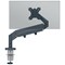 Leitz Ergo Single Monitor Arm, Adjustable Height and Tilt, Dark Grey