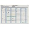 Mark-It Perpetual Year Planner, Laminated With Repositionable Date Strips, 900x600mm