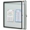 Nobo Premium Plus Outdoor Magnetic Lockable Notice Board, 6xA4, W708xH667xD43mm