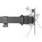 Neomounts Deskclamped Dual Monitor Arm, Adjustable Height and Tilt, Black
