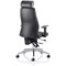 Onyx Ergo Leather Posture Chair with Headrest, Black