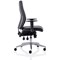 Onyx Ergo Leather Posture Chair, Black