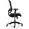 Ergo Twist Operator Chair, Fabric Seat, Mesh Back, Black