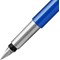 Parker Vector Fountain Pen Medium Blue with Chrome Trim 67507