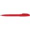 Pentel Sign Pen S520 Fibre Tipped Pen, 1mm Line, Red, Pack of 12