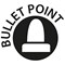 Pentel Permanent Marker, Bullet Tip, White, Pack of 12