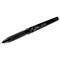 Pilot FriXion Hi-Tecpoint Rollerball Pen, Erasable, 0.5mm Tip, 0.25mm Line, Black, Pack of 12
