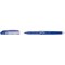 Pilot FriXion Hi-Tecpoint Rollerball Pen, Erasable, 0.5mm Tip, 0.25mm Line, Blue, Pack of 12