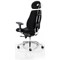 Chiro Plus Ergo Posture Chair with Headrest, Black, Assembled