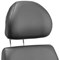 Chiro Plus Ultimate Leather Chair with Headrest, Black, Assembled