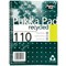 Pukka Pad Recycled Wirebound Notebook, A4, Ruled & Perforated, 110 Pages, Green, Pack of 3