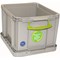 Really Useful Recycled Storage Box, 35 Litre, Grey