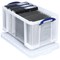 Really Useful Storage Box, 48 Litre, Clear