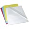 Rexel Anti Slip A4 Cut Flush Folders, Clear, Pack of 25