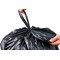 Robinson Young Le Cube Refuse Sacks with Tie Handles, Medium Duty, 100 Litre, 1474x1066mm, Black, Pack of 75