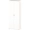 Impulse Extra Tall Cupboard, 4 Shelves, 2000mm High, White