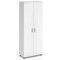 Impulse Extra Tall Cupboard, 4 Shelves, 2000mm High, White