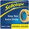 Sellotape Original Golden Tape Rolls, 24mm x 50m, Pack of 12