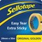 Sellotape Original Golden Tape, 24mmx50m, Clip Strip, Pack of 12