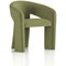 Boho Accent Chair Forest Green