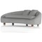 Mimi 3 Seater Curved Sofa, Grey Boucle Fabric