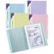 Snopake Reborn Recycled A4 Display Book, 24 Pocket, Assorted, Pack of 5