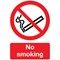 Safety No Smoking Sign, A5, Self Adhesive