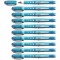 Stabilo Worker+ Colorful Rollerball Pen Blue (Pack of 10)