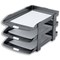 Rexel Agenda Classic 35 Letter Tray, Stackable, W382xD246xH35mm, Charcoal