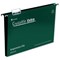 Rexel CrystalFiles Extra Suspension Files, Square Base, 30mm Capacity, A4, Green, Pack of 25
