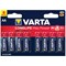 Varta Longlife Max Power AA Alkaline Batteries, Pack of 8