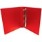 Presentation Ring Binder, A4, 4 D-Ring, 25mm Capacity, Red, Pack of 10