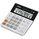 Casio Desktop Calculator, 12 Digit, 4 Key, Battery/Solar, White/Black