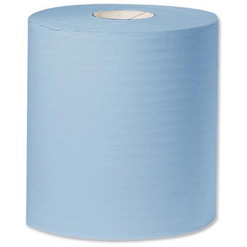 Towel Roll Industrial Cleaning Towel Giant 2Ply 312mmx350m Blue
