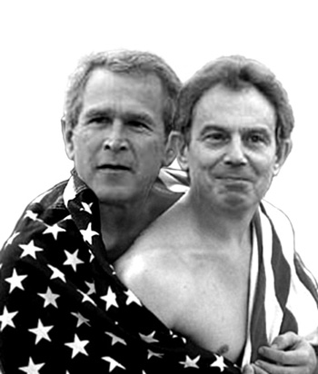 blair and bush are friends