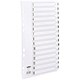 Concord Commercial Index Mylar-reinforced Europunched 1-15 Clear Tabs A4 White Ref 09101