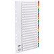 Concord Commercial Index Mylar-reinforced Europunched 20-Part A-Z Coloured Tabs A4 White Ref 09401