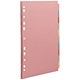 Concord Subject Dividers 230 Micron 10-Part Multipack A4 Assorted Ref 72090 [Pack 5]