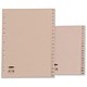 Concord Manilla Index Punched 2 Holes A-Z 20-Part A5 Buff Ref 78502