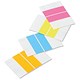 Concord Tabbies Index Tabs Self-adhesive Assorted Fluorescent 38mm Ref 58530 [Pack 24]
