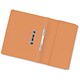 Concord Transfer Spring Files with Pocket 315gsm 38mm Foolscap Orange Ref 27206 [Pack 25]