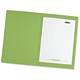 Concord Bright Square Cut Folder Recycled Pre-punched 290gsm Foolscap Green Ref 55404 [Pack 50]