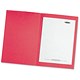 Concord Bright Square Cut Folder Recycled Pre-punched 290gsm Foolscap Pink Ref 55407 [Pack 50]