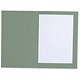 Concord Square Cut Folder Recycled Pre-punched 270gsm Foolscap Green Ref 43204 [Pack 100]