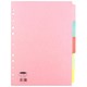 Concord Subject Dividers 230 Micron 5-Part A4 Ref 71199/J11 [Pack 50]