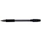 Pilot BPS GP Ball Pen Rubberised Grip Fine 0.7mm Tip 0.32mm Line Black Ref BPGPF01 [Pack 12]